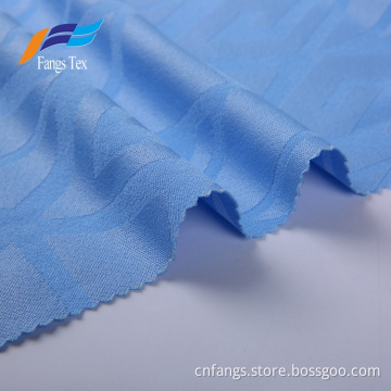 Elegant Jacquard Polyester Spandex Ladies Garment Fabric